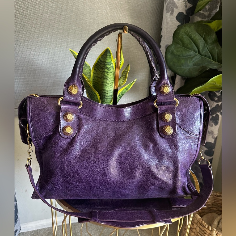 Balenciaga Lambskin The Giant Town Bag - Picture 7 of 11